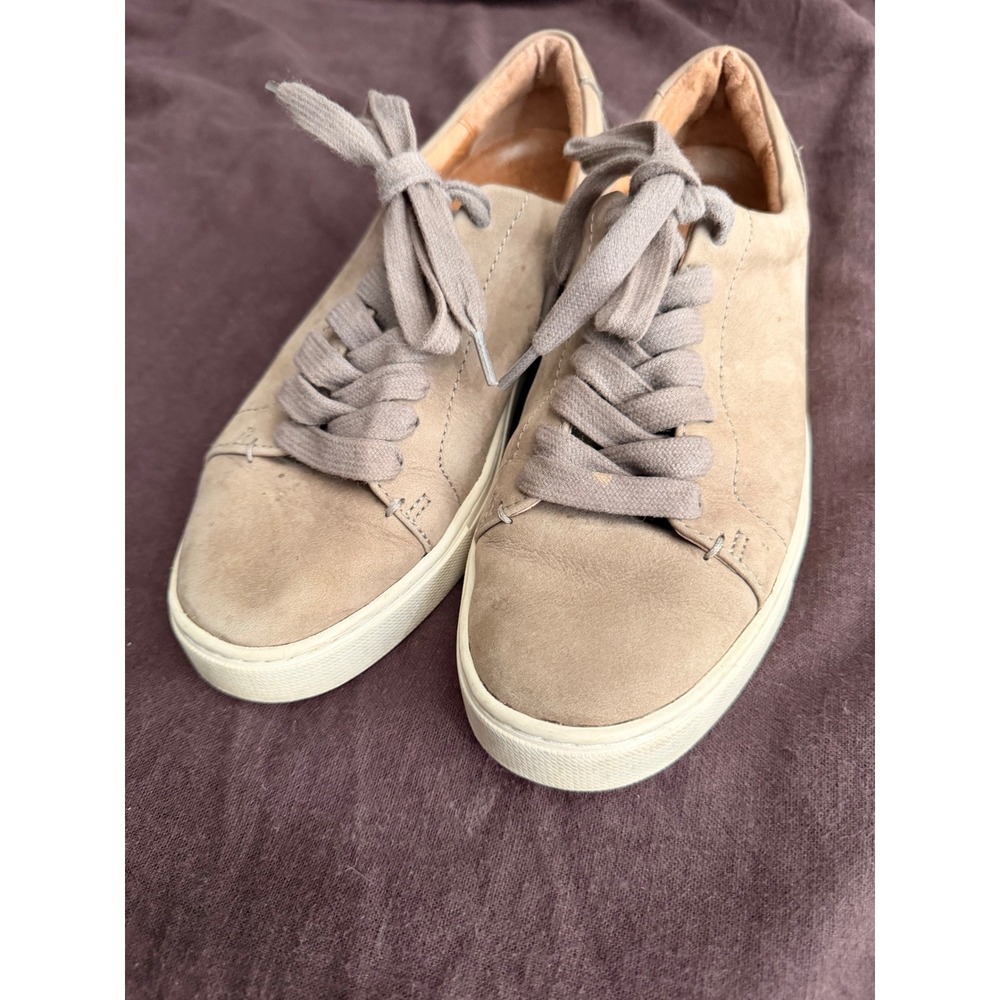 Frye Ivy Low Lace Grey Nubuck Leather Sneakers 3471182-GRY Womens 7.5 M